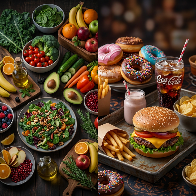 Healthy vs Junk